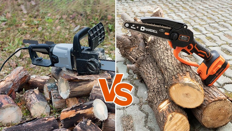 Cordless Mini Chainsaw VS Corded Chainsaw How To Choose Hardell