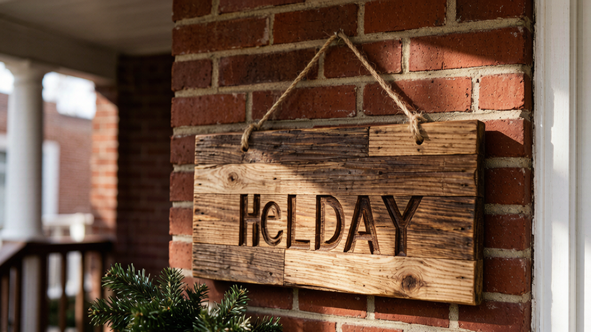 Holiday Reclaimed Wood Signs: Pallet to Porch in an Afternoon