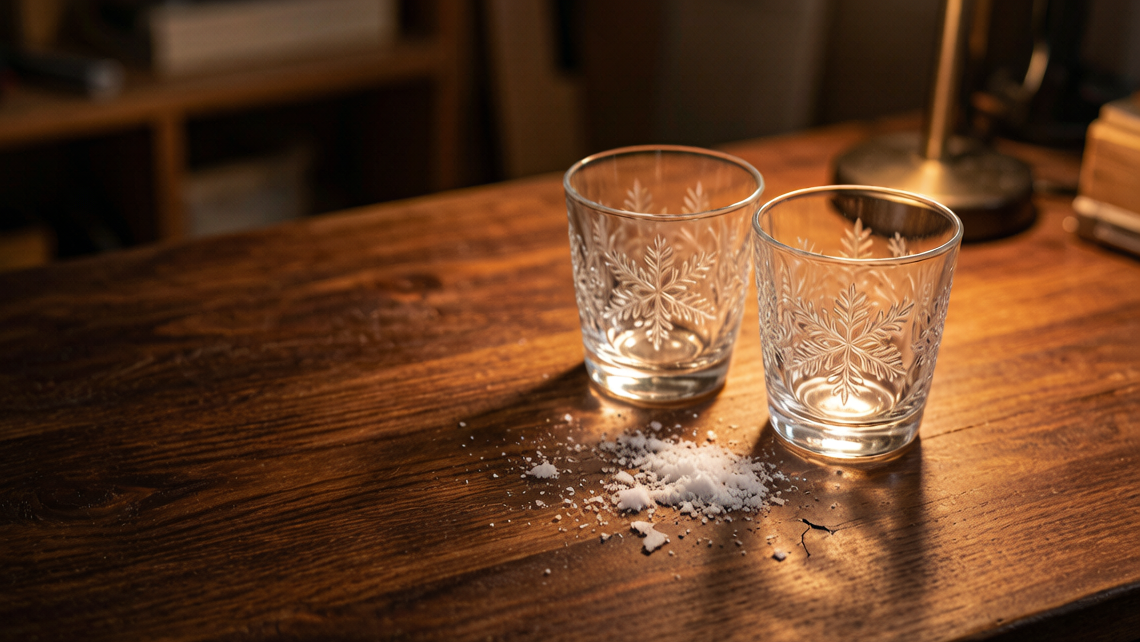 How to engrave on glass without slipping