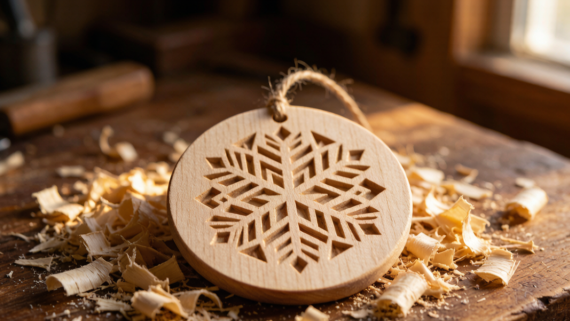 How to Make Wooden Holiday Ornaments That Don't Look Homemade