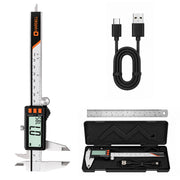 HARDELL Digital Caliper 6in Rechargeable with Power Display