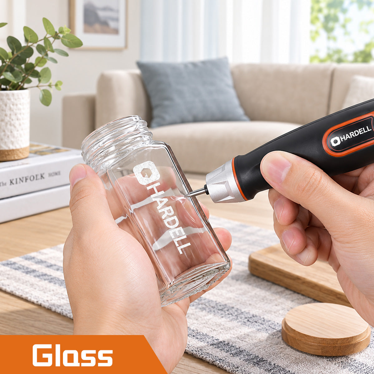 HARDELL Orange Essential 24W Engraving Pen with Tungsten Bits