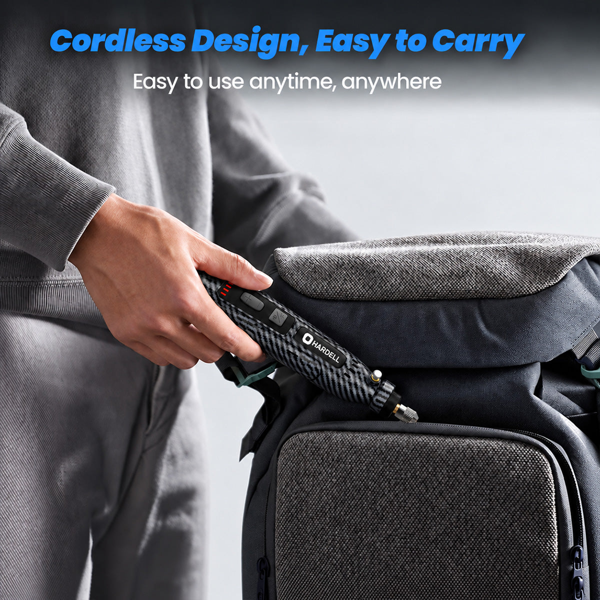 HARDELL 4V Carbon Fiber Pro 70pcs Rotary Tool Kit