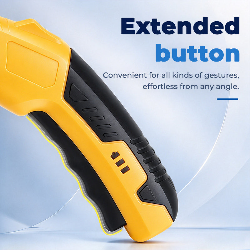 HARDELL Yellow Cordless Electric Scissors & Rotary Cutter
