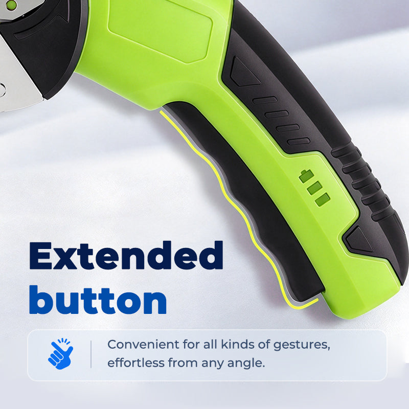HARDELL Green Cordless Electric Scissors & Multi-Material Rotary Cutter