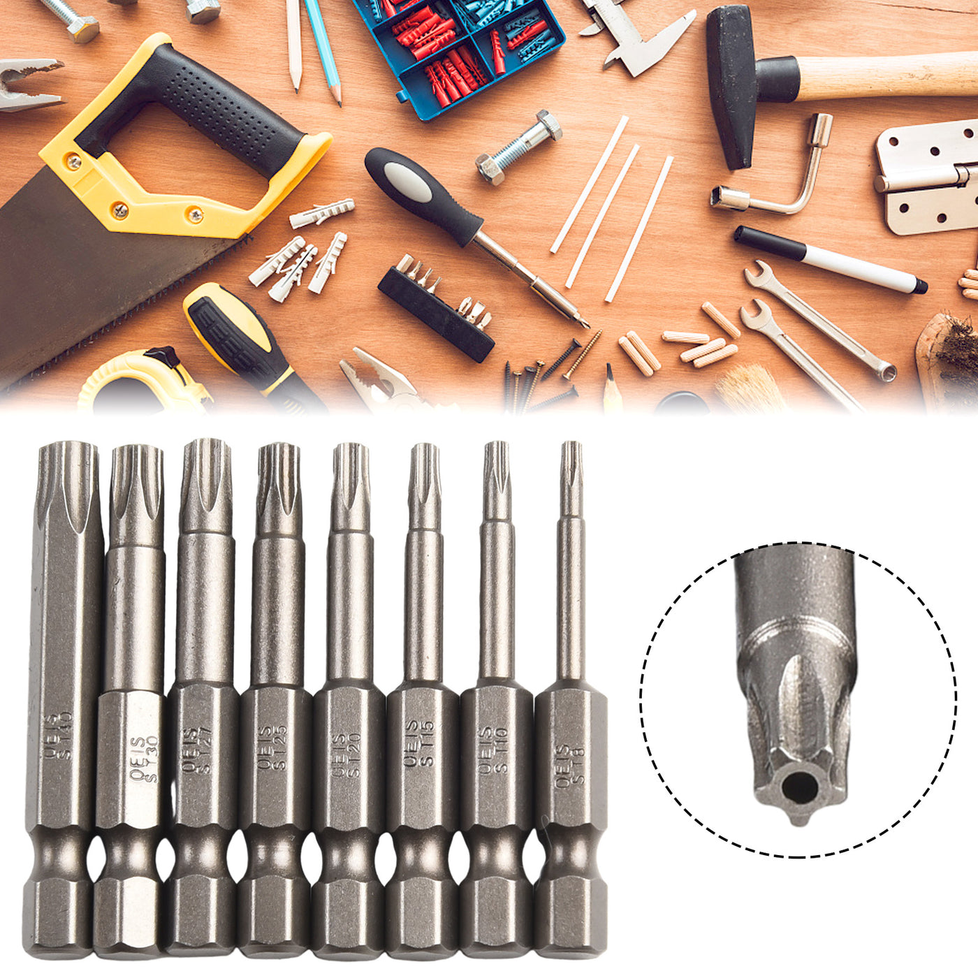 HARDELL HD101404 8 - Piece Screwdriver Set - Hardell