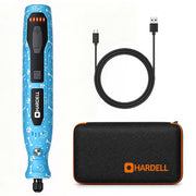 HARDELL Blue 4V Mini Cordless Rotary Tool with 360° LED & 70 Accessories