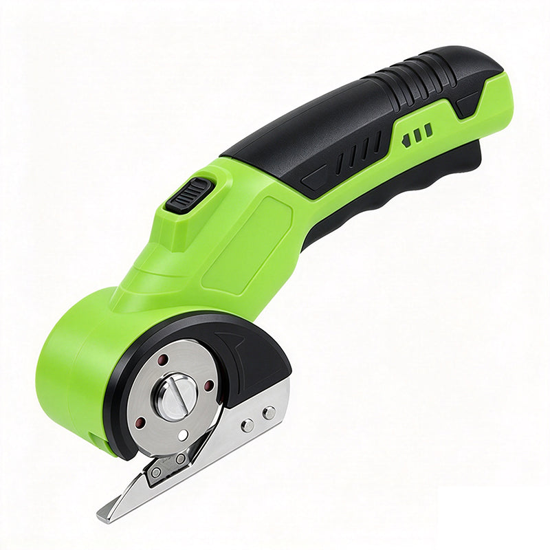 HARDELL Green Cordless Electric Scissors & Multi-Material Rotary Cutter