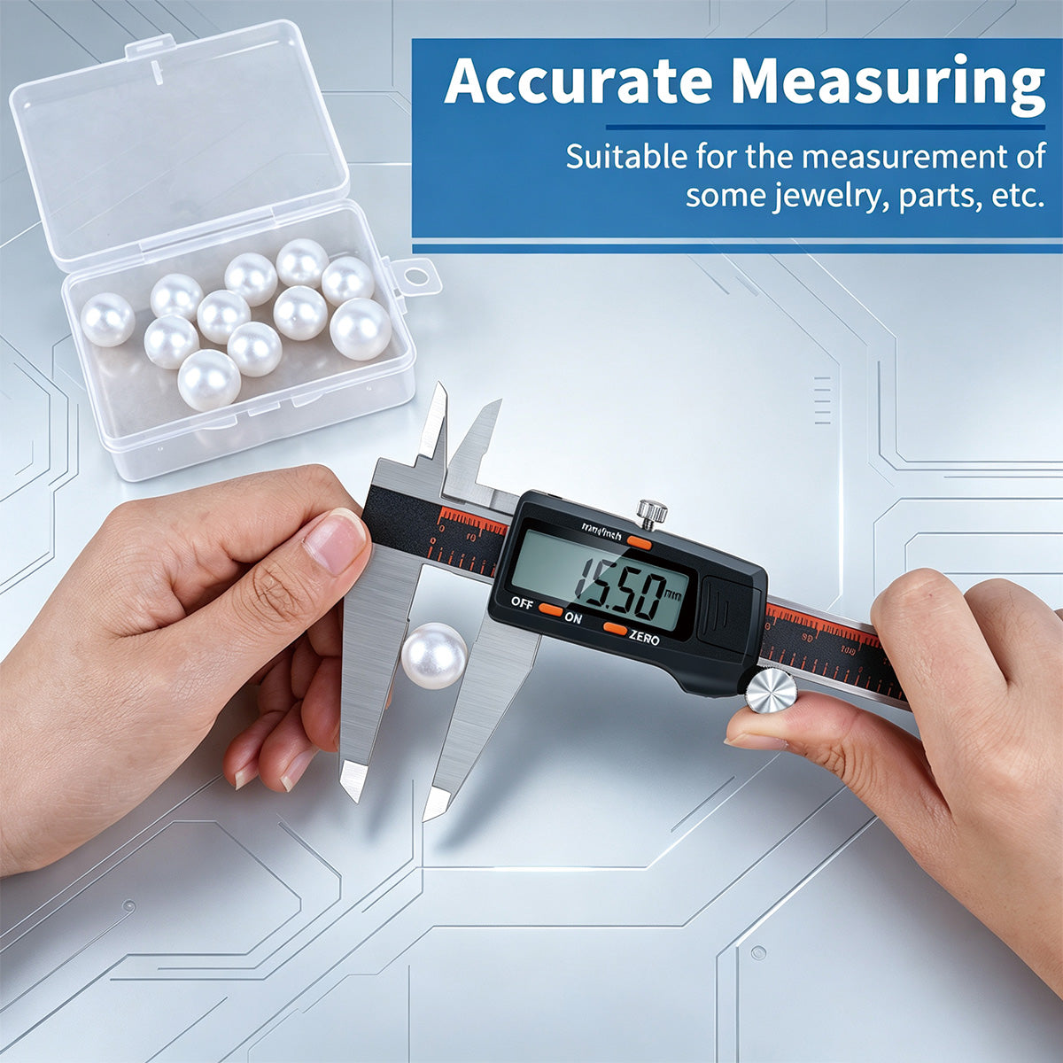 HARDELL 12" Digital Caliper – Large LCD Measuring Tool
