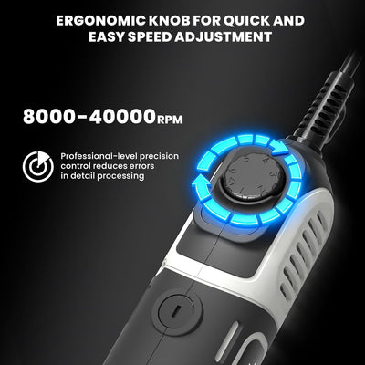 6 Variable Speeds 200w Corded Power Rotary Tool with 153 Accessories - Hardell