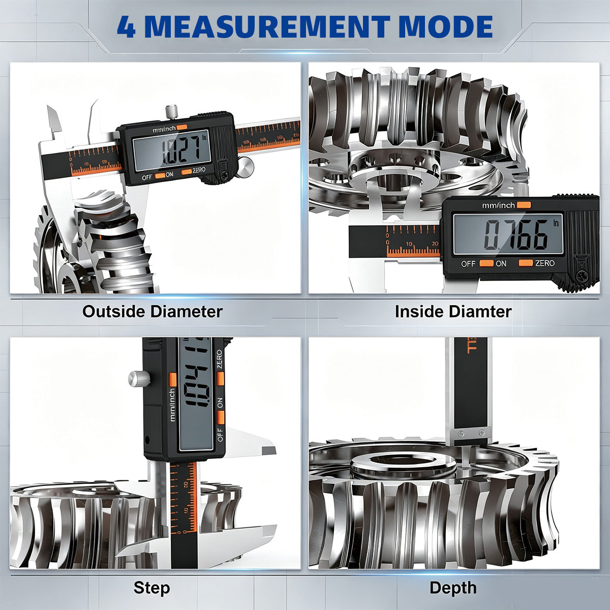 HARDELL Silver Essential 6in Digital Caliper with LCD