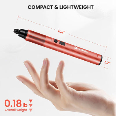 6 Speed Mini Cordless Rotary Tool Kit with 35 Accessories - Hardell