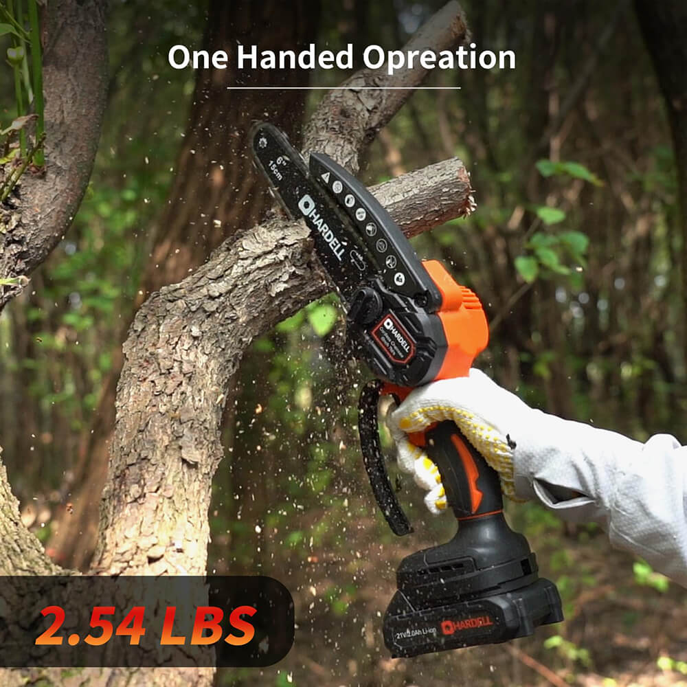 HARDELL HDCS0205 6 Inch Brushless Mini Chainsaw - Hardell