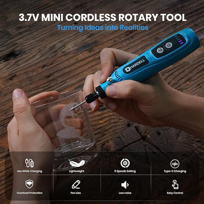 HARDELL HDRT3011 Mini Cordless Rotary Tool