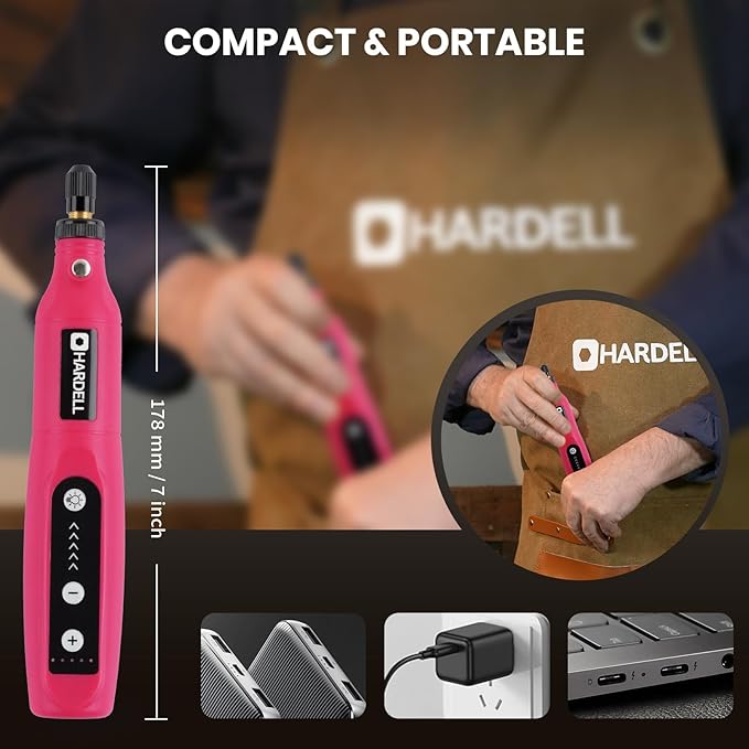 HARDELL HDRT0928 Rotary Tool With 36pcs Accessories