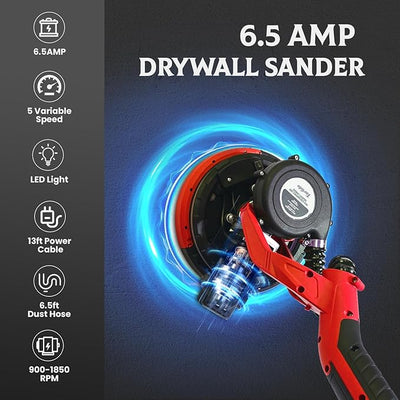 HARDELL HDDS0101 750W Electric Drywall Sander