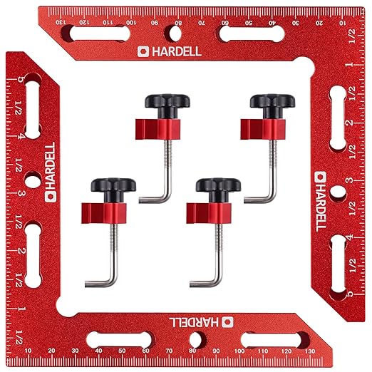 HARDELL HDRA0104 90 Degree Positioning Squares Right Angle Clamps