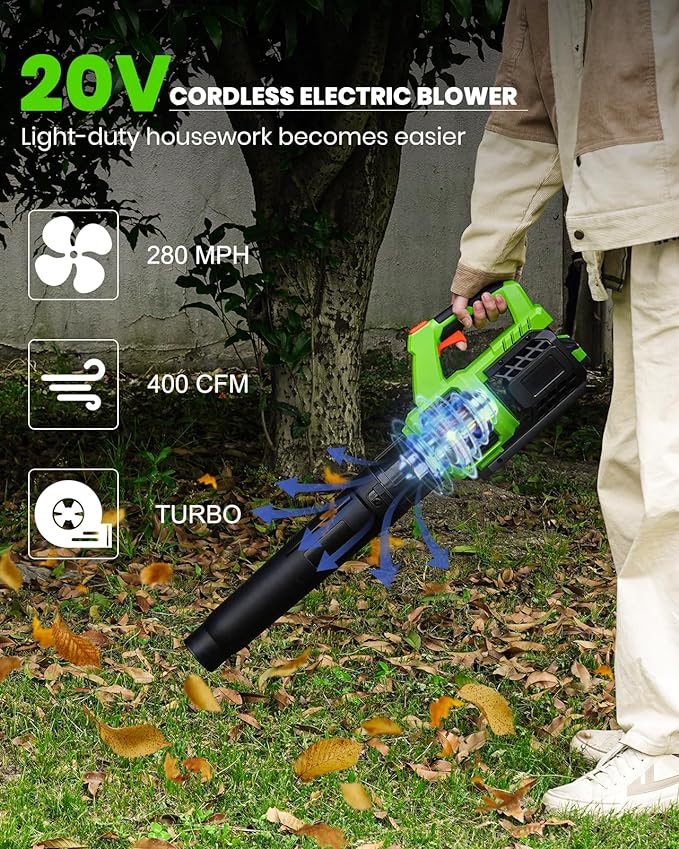 HARDELL HDLB0301 Leaf Blower Cordless