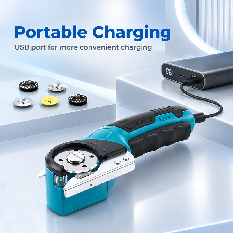HARDELL Cordless Electric Scissors for Fabric, Cardboard & Leather