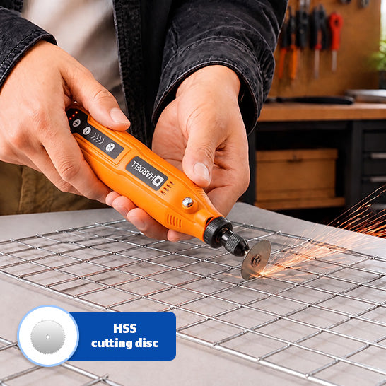 HARDELL Orange Essential 69pcs Cordless Rotary Kit