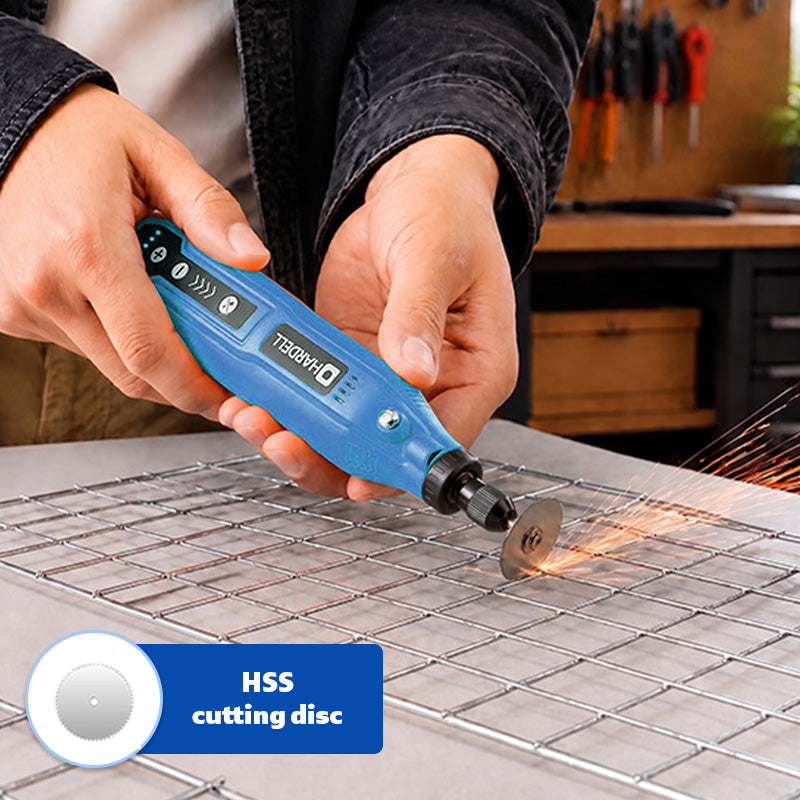 HARDELL Blue Essential 69pcs Cordless Rotary Kit