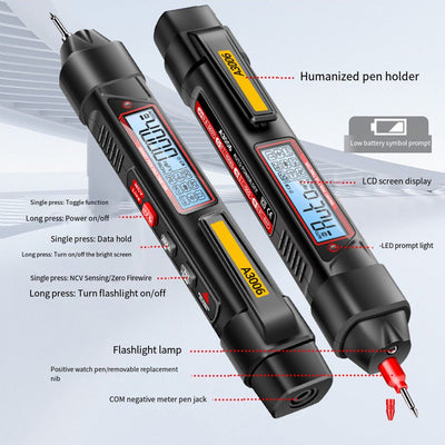 HARDELL HDCDB0101 Pen test multimeter 2 in 1 - Hardell