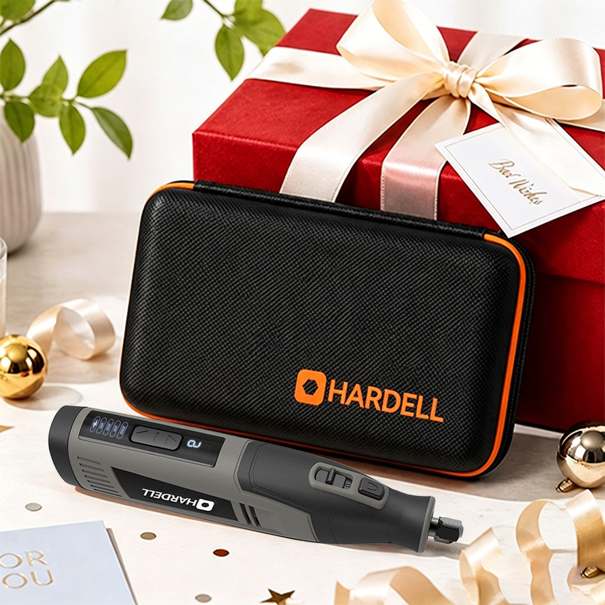 HARDELL Grey Pro 80pcs Cordless Rotary System