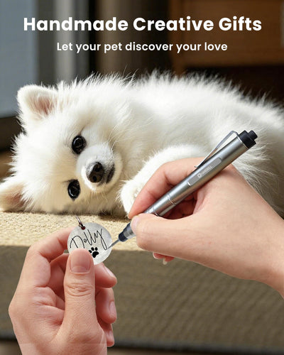 High Speed Pet Nail Grinder Engraving Pen with Large Battery - Hardell