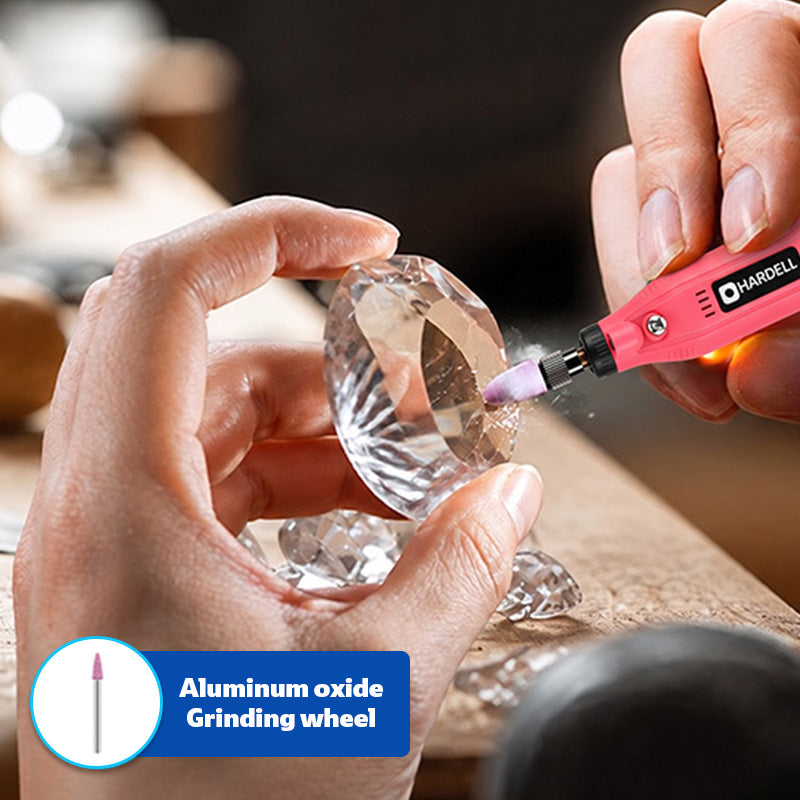 HARDELL Pink Essential 69pcs Cordless Rotary Kit