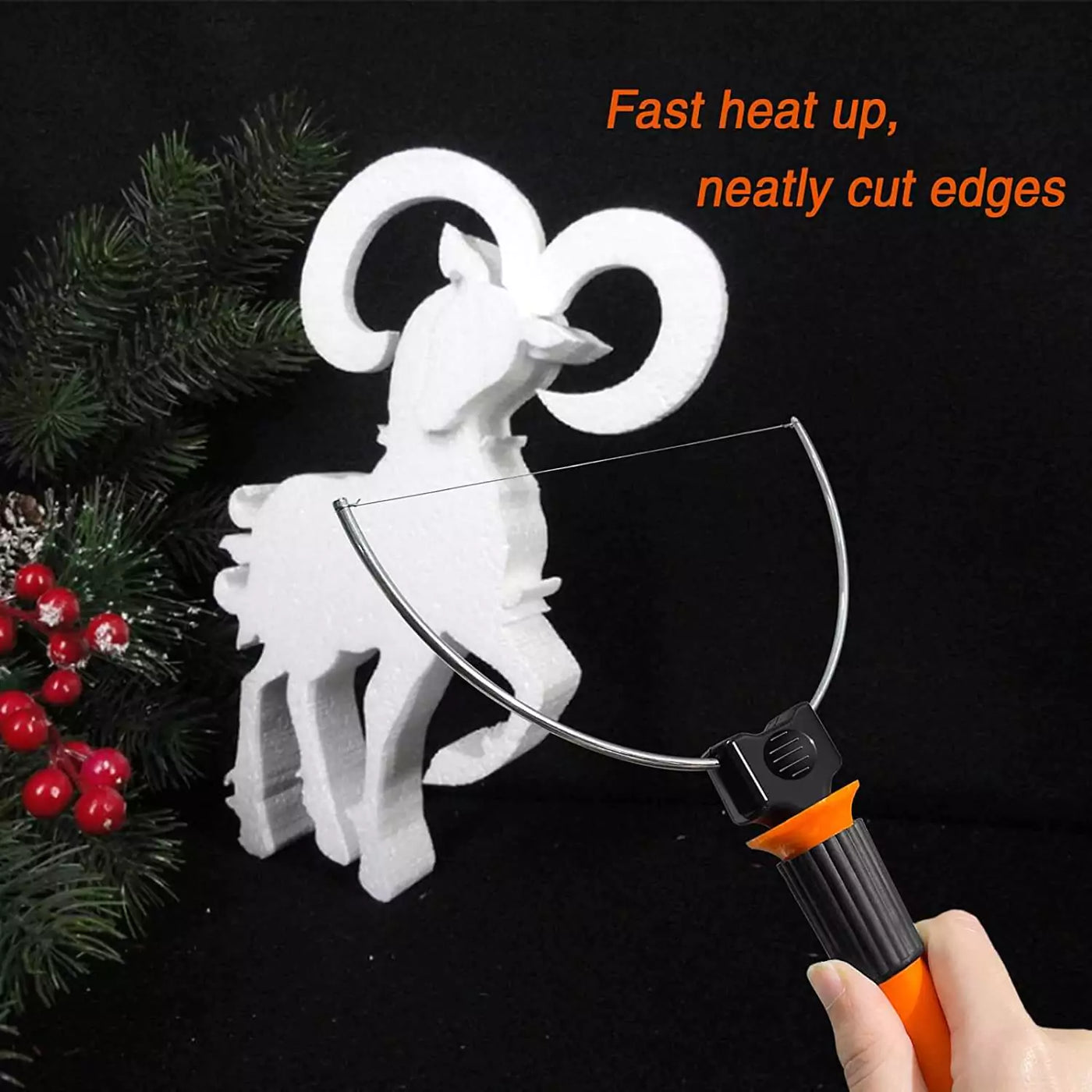  HARDELL 3 in 1 Foam Cutter Electric Styrofoam Cutting Tool, Hot  Wire Foam Cutter kit, Hot Knife Foam Cutter With Cleaning Brush for DIY &  Christmas Gift : Arts, Crafts & Sewing