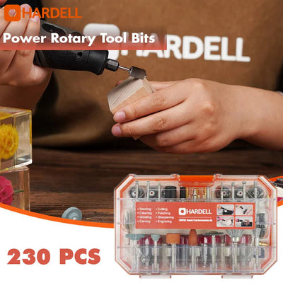 HARDELL HDTB9041 230pcs Rotary Tool Accessories Kit - Hardell