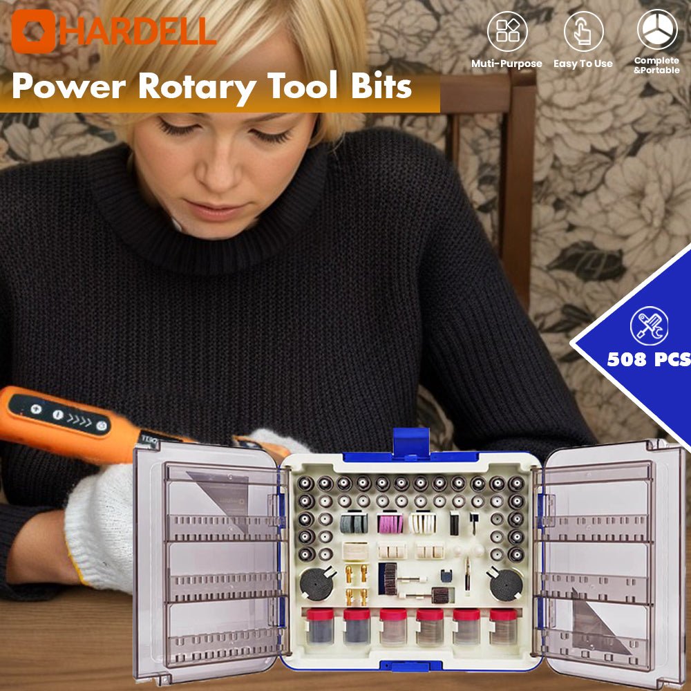 Household High Functional Rotary Tool Accessories Kit – Hardell