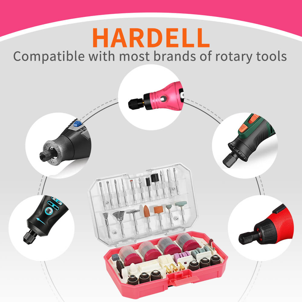 HARDELL HDTB9042 230pcs Rotary Tool Accessories Kit