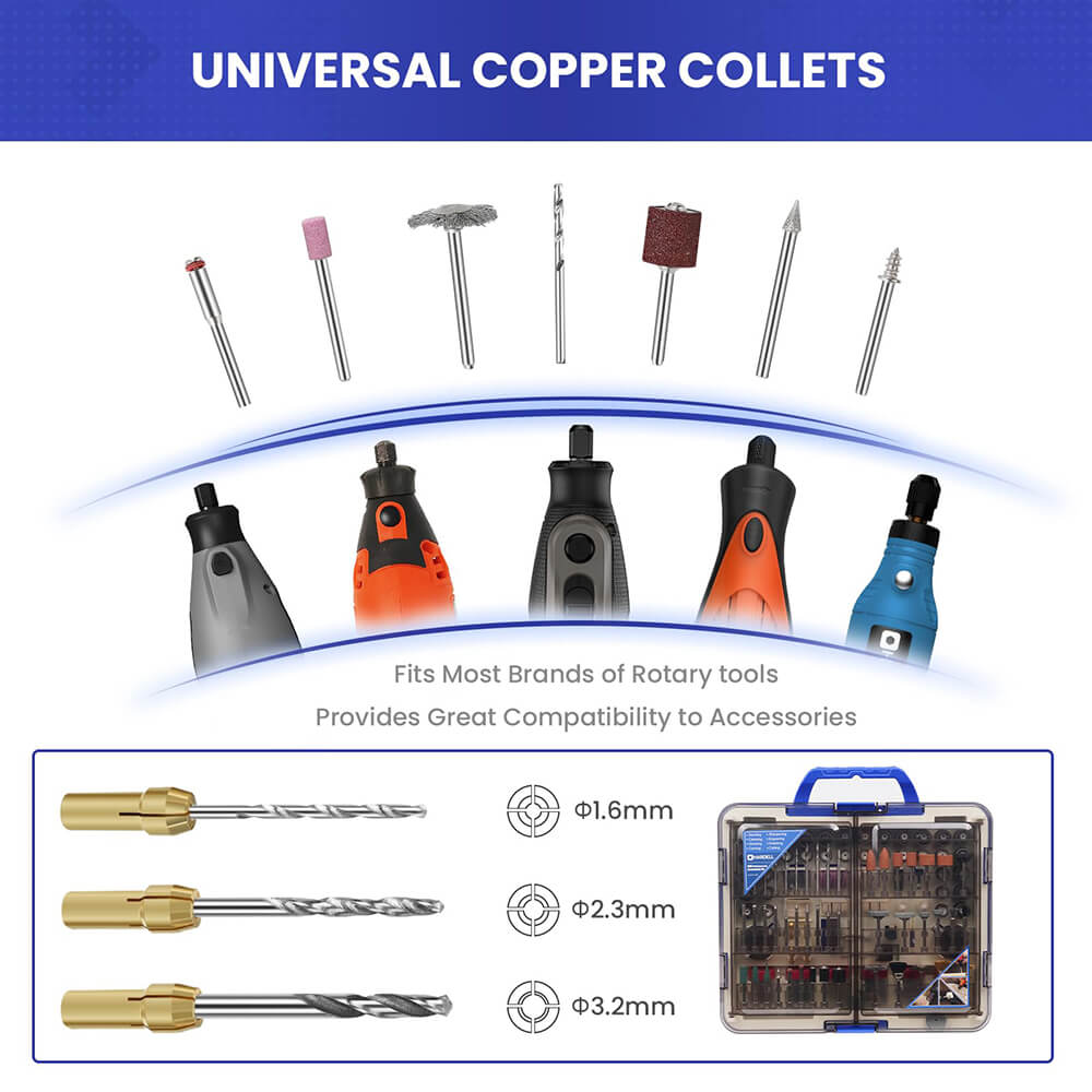 Household High Functional Rotary Tool Accessories Kit – Hardell