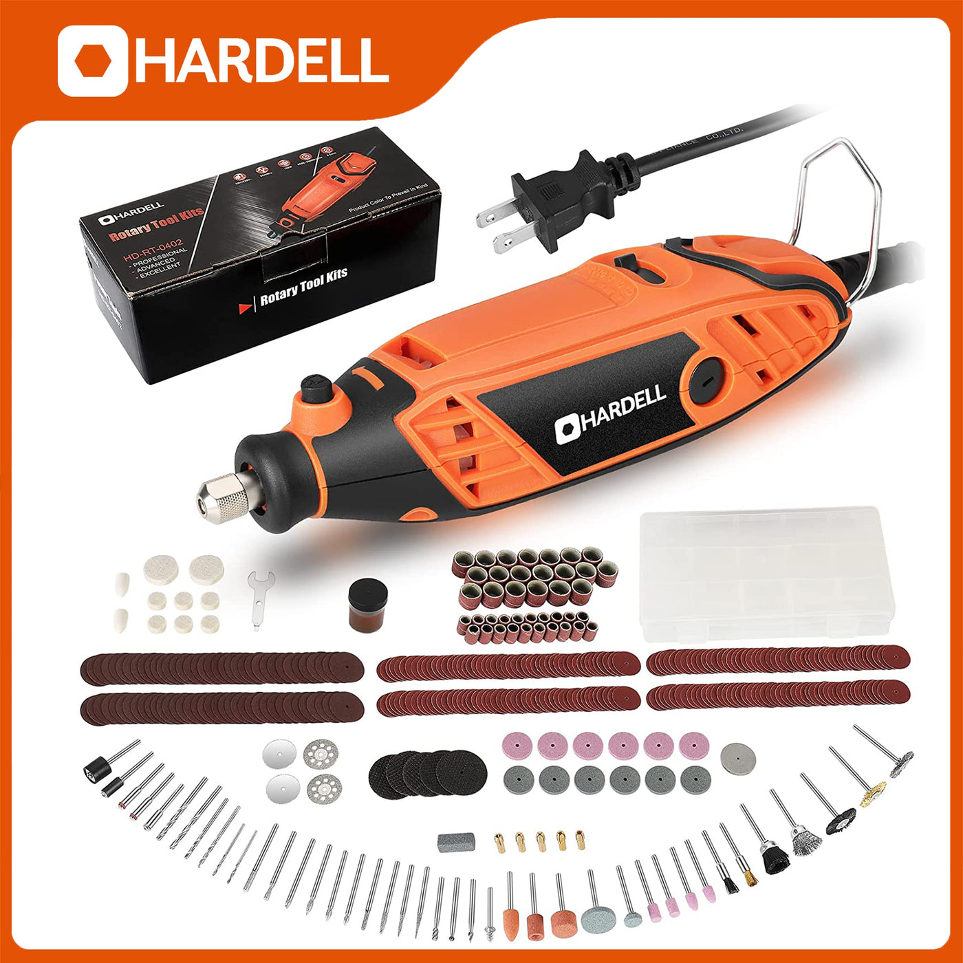 HARDELL HDRT3130 130W Power Rotary Tool - Hardell