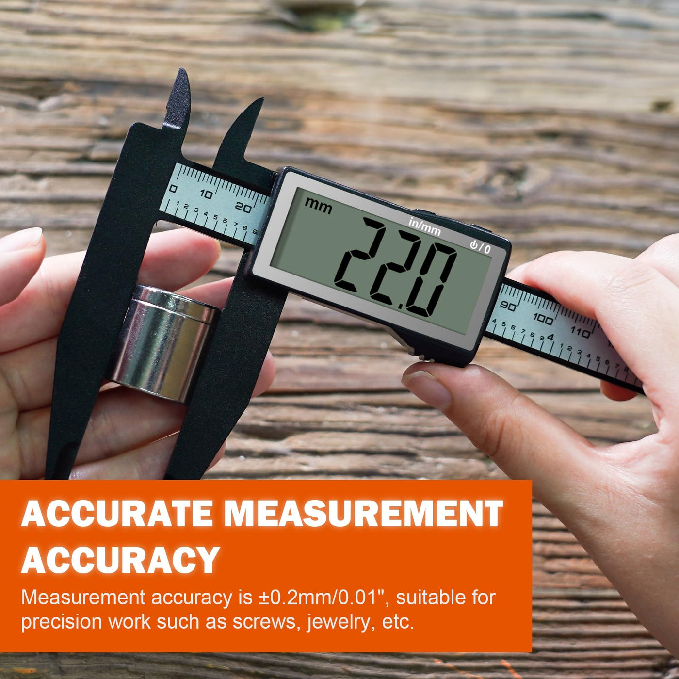 Electronic Ruler Accurate Caliper Measuring Tool for DIY Measurment - Hardell