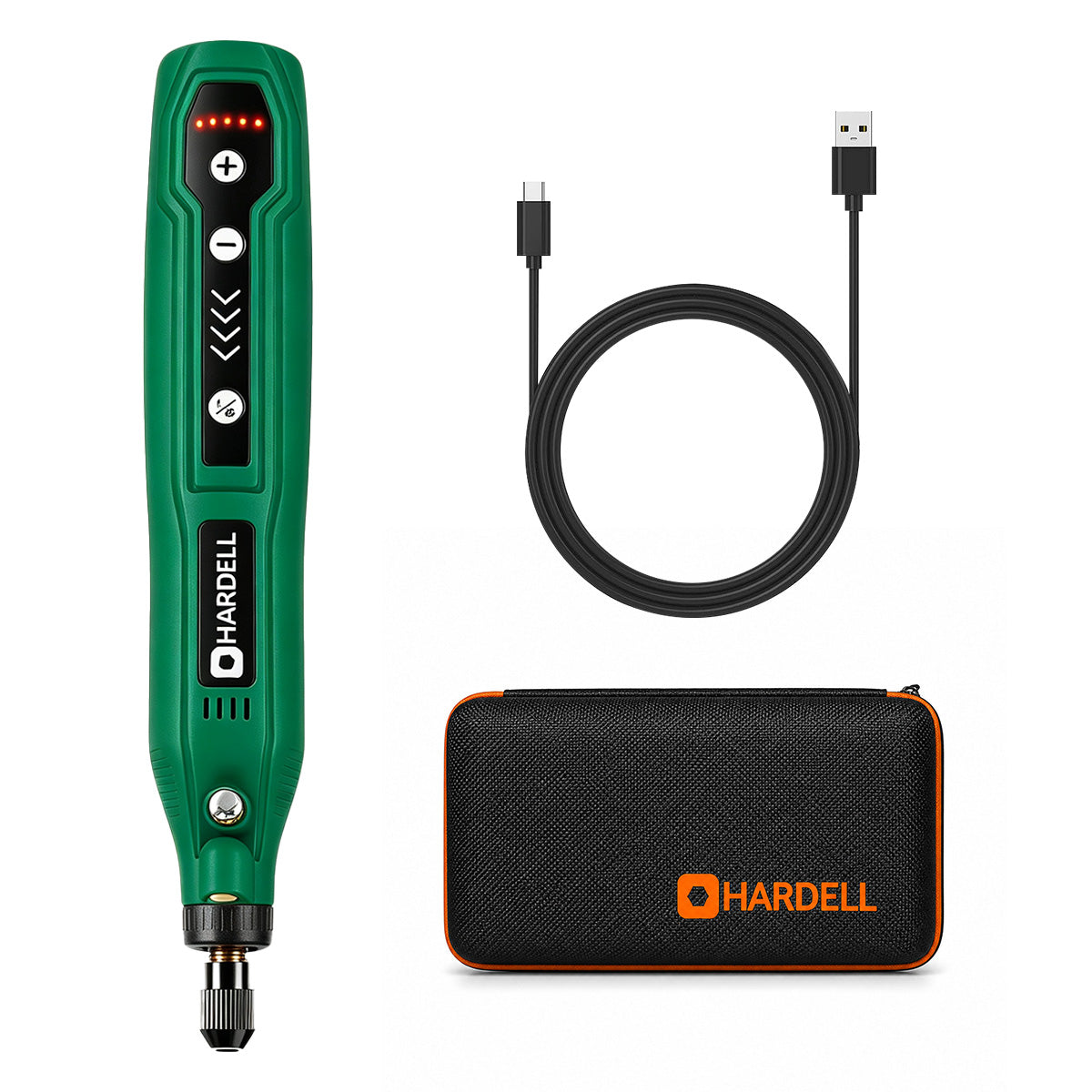 HARDELL Green Essential 69pcs Cordless Rotary Kit