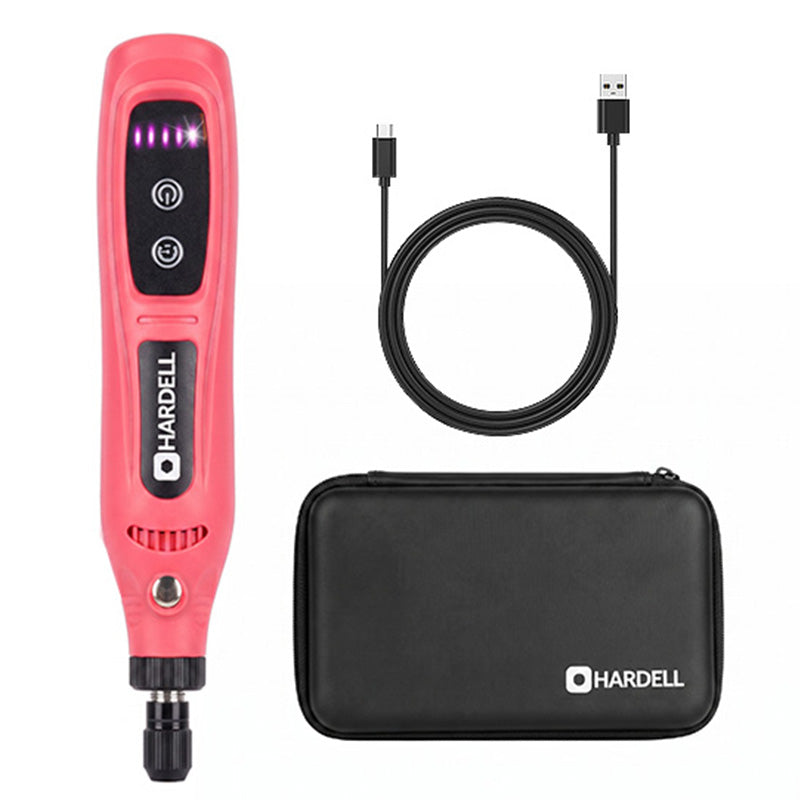 HARDELL Pink Starter 44pcs Cordless Rotary Kit