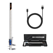 HARDELL 12" Rechargeable Digital Caliper, Backlit LCD