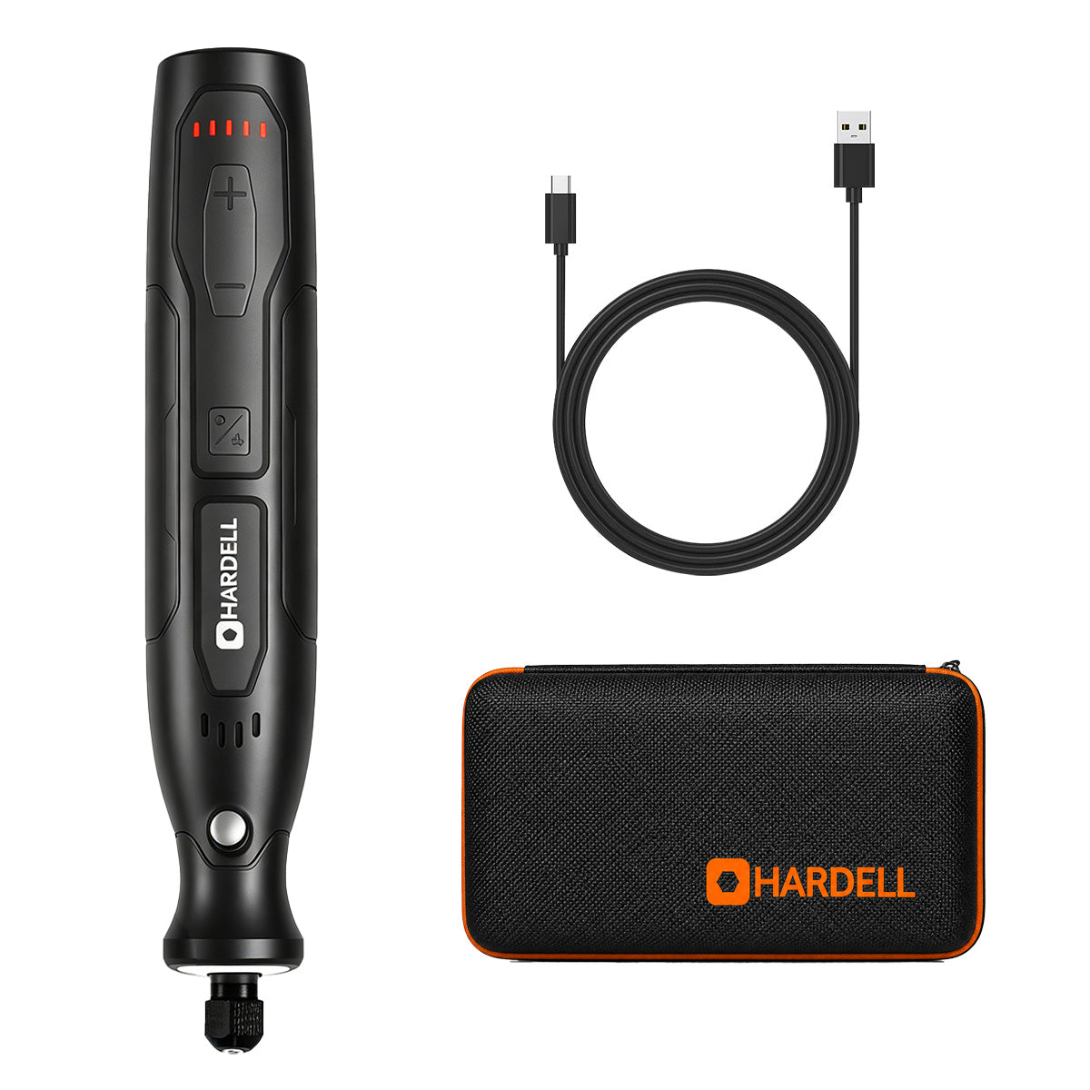 HARDELL Essential Black 70pcs Rotary Tool Set
