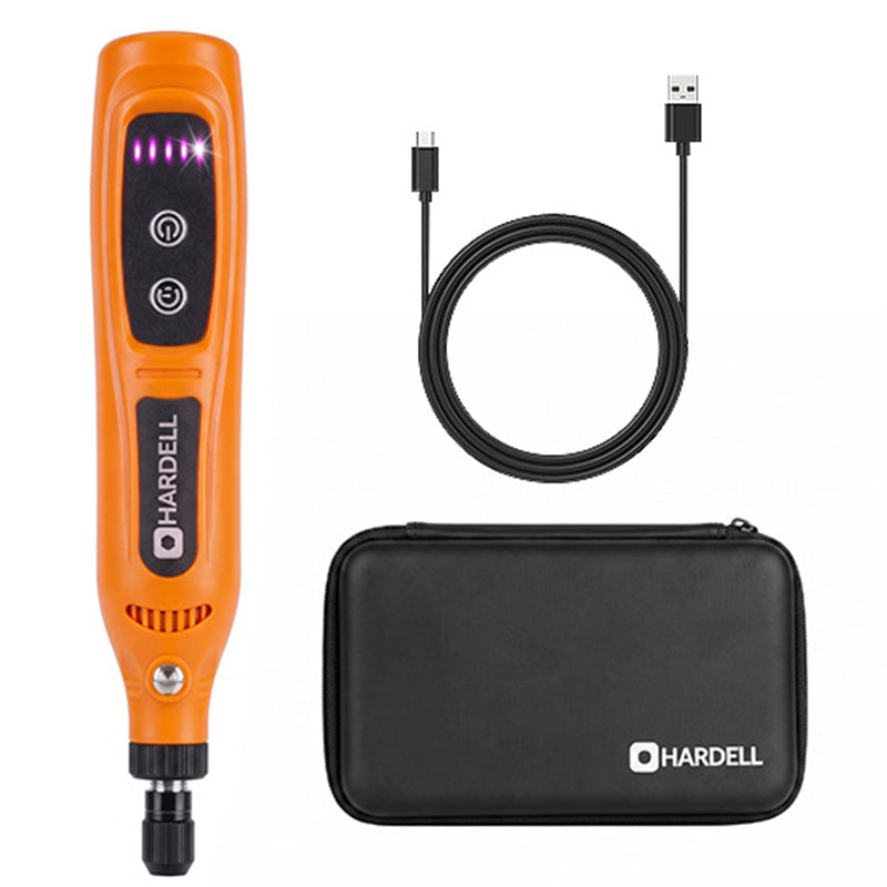HARDELL Orange Starter 42pcs Cordless Rotary Kit