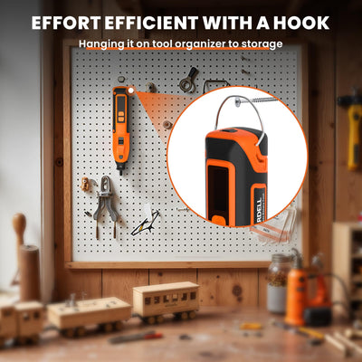 5 - Speed 12V Cordless Rotary Tool Kit with 80 Accessories 2Ah Battery - Hardell