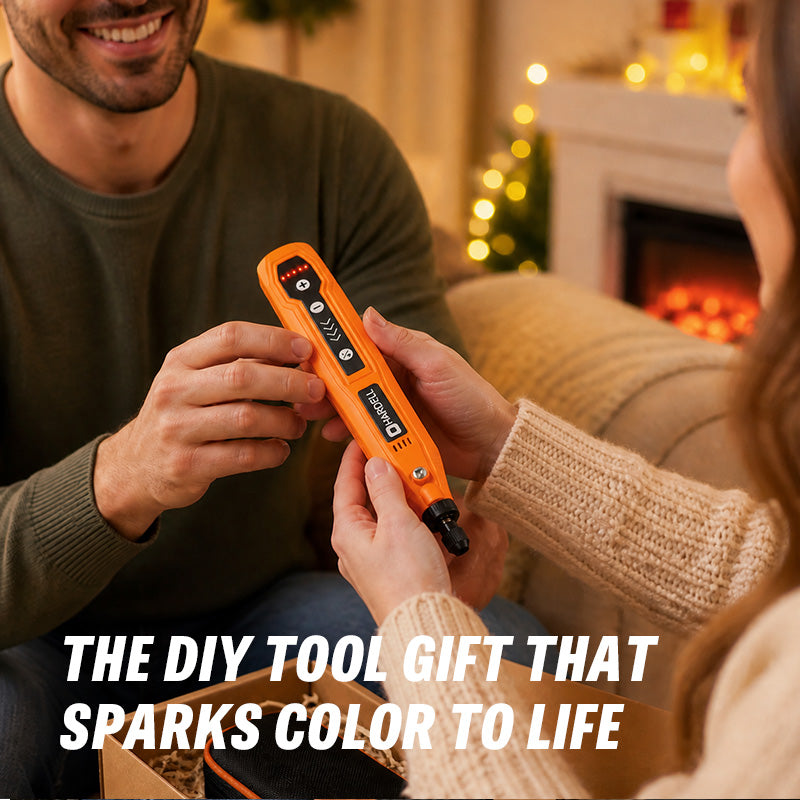 HARDELL Orange Advanced 111pcs Cordless Rotary Kit