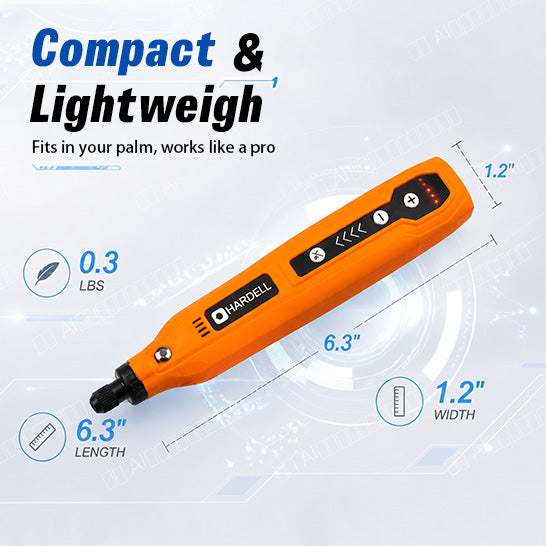 HARDELL Orange Essential 69pcs Cordless Rotary Kit