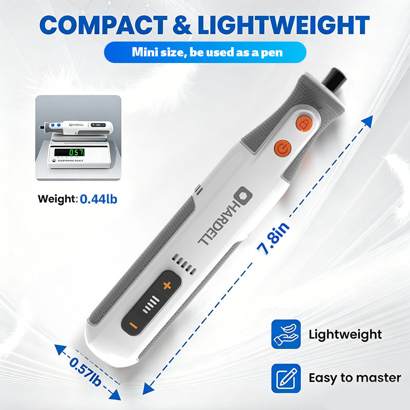 HARDELL White Advanced 42pcs Cordless Rotary Kit