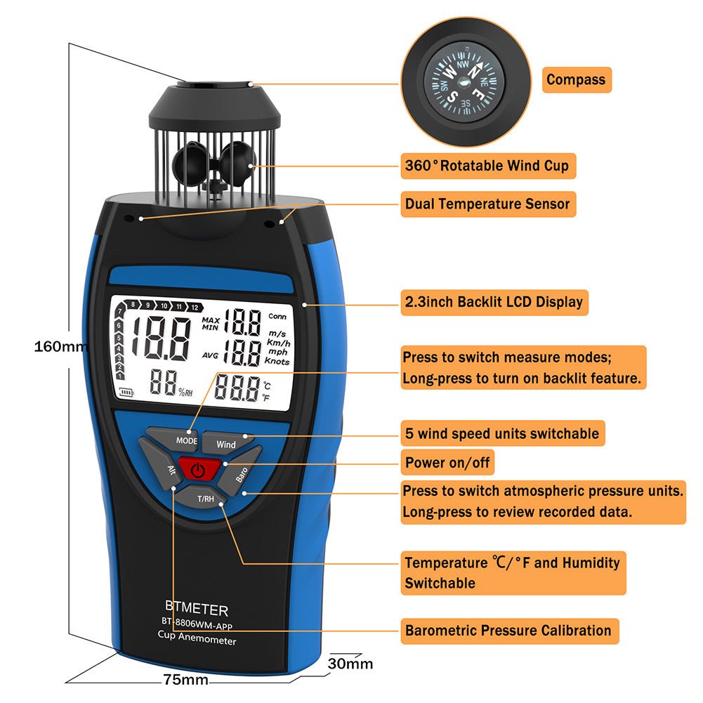 HARDELL WS0102 Wind Speedometer - Hardell