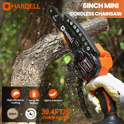 HARDELL HDCS0205 6 Inch Brushless Mini Chainsaw - Hardell