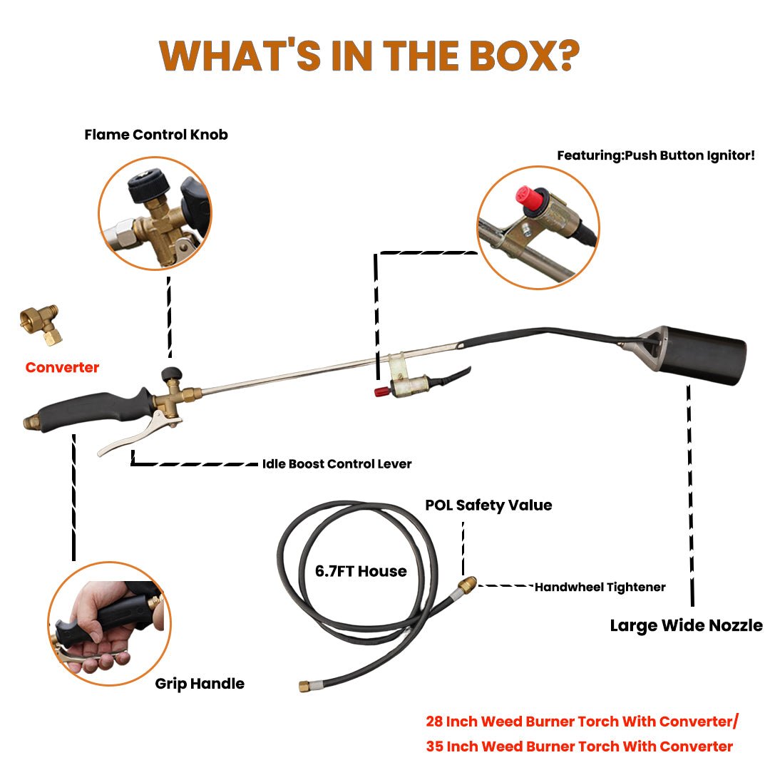 HDWB0101 Weed Burner Torch | Hardell