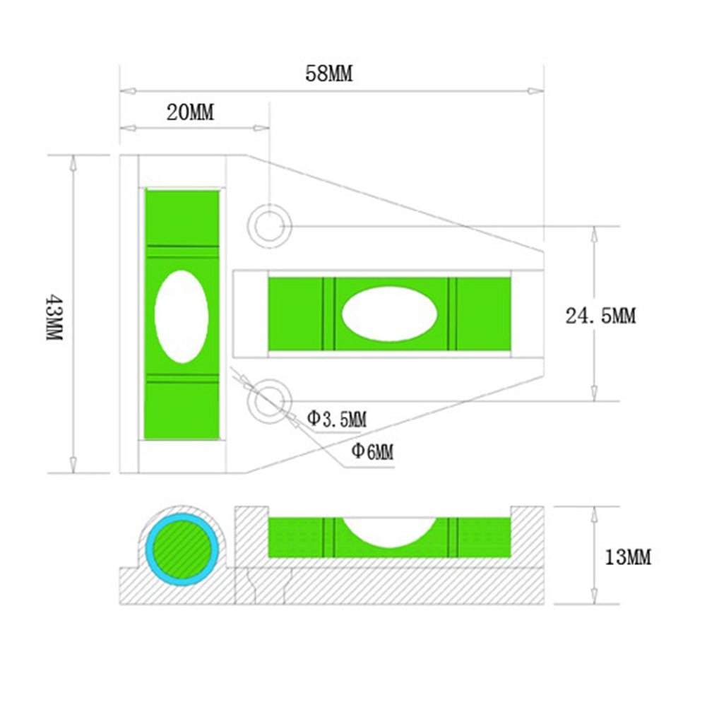 HARDELL HD101504 Bubble level - Hardell