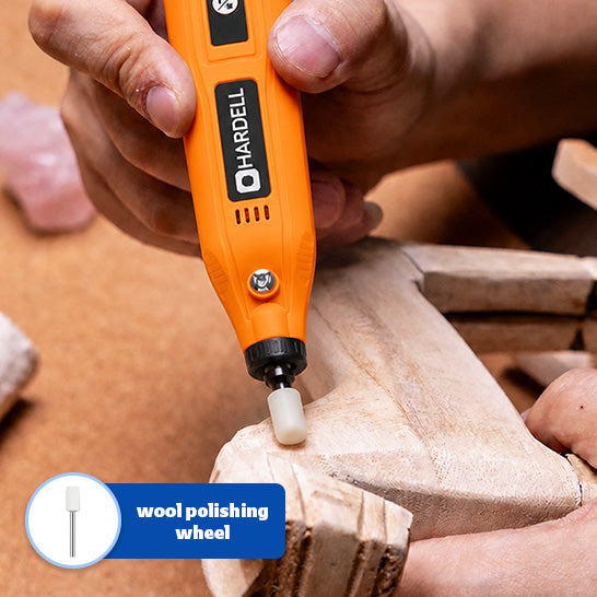 HARDELL Orange Essential 69pcs Cordless Rotary Kit
